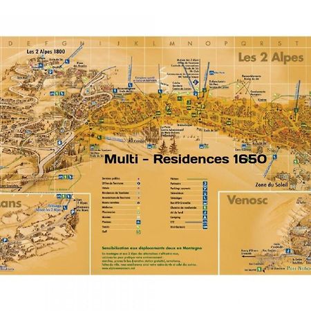 Multi-Residences 1650 Les Deux Alpes Eksteriør bilde